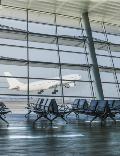 Airport curtain wall